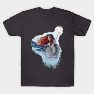 Freya the Shaman Official Art from Nordic Warriors (TShirt) T-Shirt